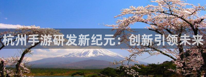 恩佐娱乐手机版最新功能介绍视频：杭州手游研发新纪元：创新引领